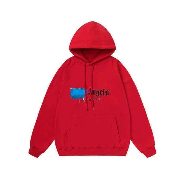 

men's hoodies sweatshirts palms//angel men hoodie hooded autumn winter spray graffiti letters and women's loose high street lover, Black