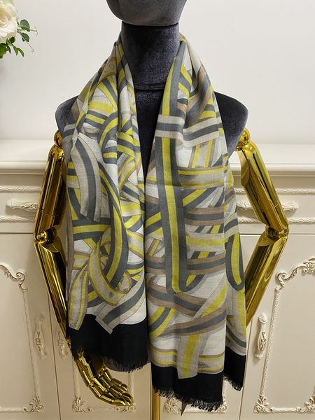 

women's square scarves shawl goodquality silk wool material thin and soft print pattern big size 140cm -140cm, Blue;gray