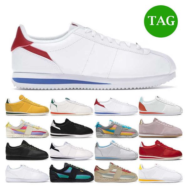 

casual shoes sports sneakers trainers classic cortez designer noir grey sesame lemon frost grey blue triple black white for men womens size