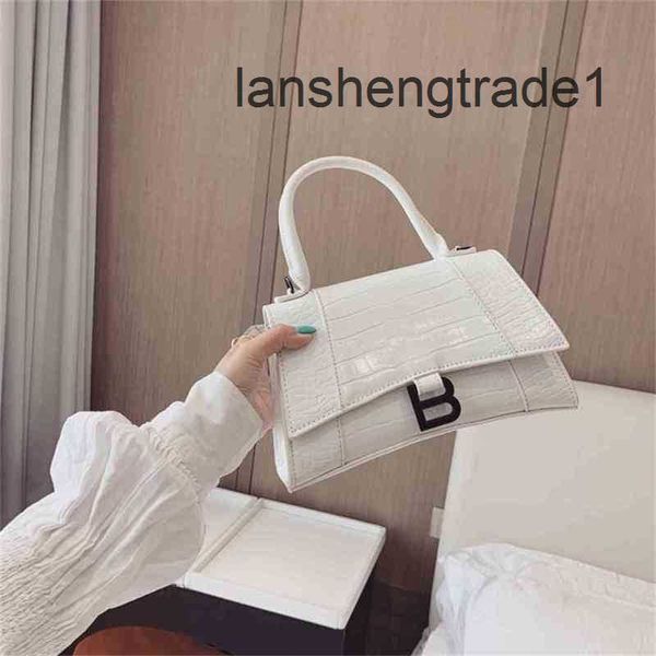 

balencaigs . small herme net red crocodiless hourglass b home foreign style women's bag 2022 fashion sheet vsk6