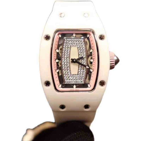 

multi-function superclone luxury mechanics watches richa milles wristwatch business leisure rm07-01 fully automatic mechanical watch ceramic, Slivery;golden