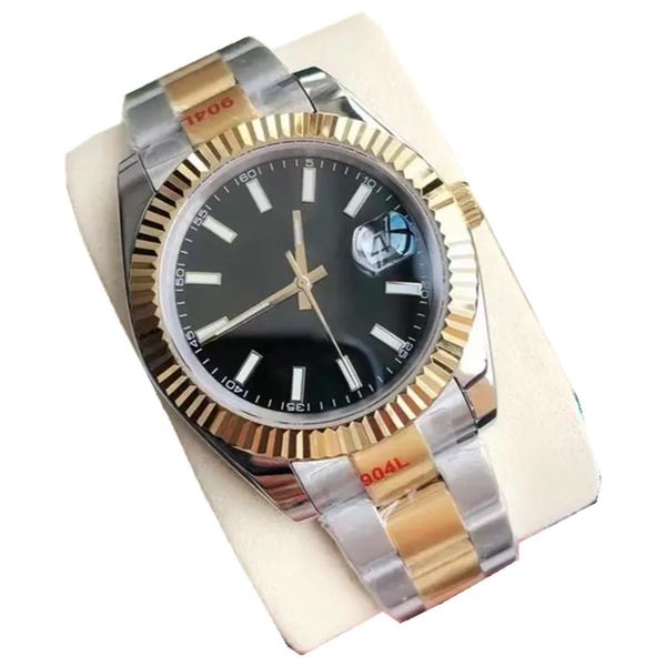 

watch mens watch 41mm 36mm automatic mechanical watches for men fashion wristwatches women designer wristwatch montre de luxe double calenda, Slivery;brown