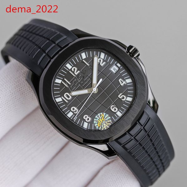

40mm dial men's fashion leisure watch rubber strap steel sapphire crystal luminous automatic mechanical grenade series, Slivery;brown