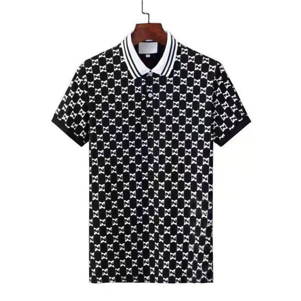 

luxurys designers men's polo shirt fashion embroidery letter pattern print breathable men's casual women's short sleeve t-shi, White;black