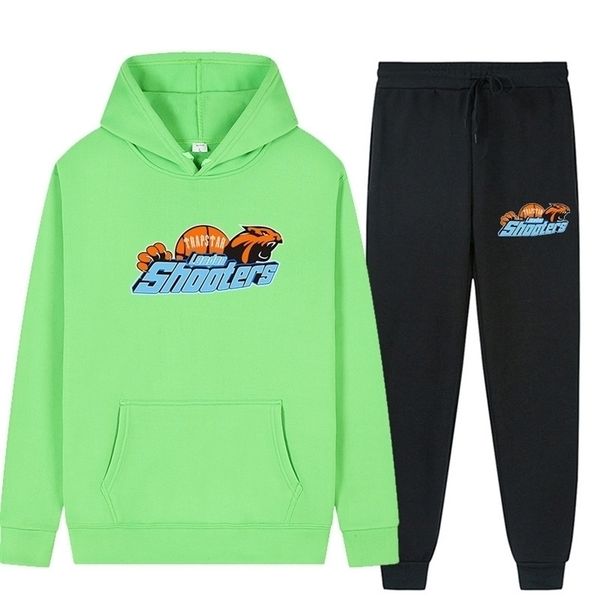 

men's tracksuits tracksuit menwomen 16 colors warmth 2 pieces set loose hoodie sweatshirtpants suit hoody sportswear hip hop couple out, Gray