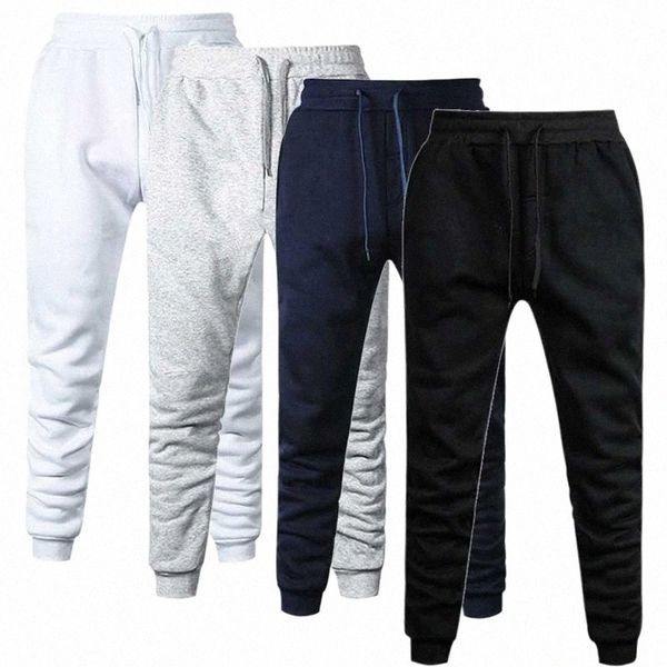 

men's pants men cotton jogger gyms spring autumn male casual elastic fitness baggy trousers mens fleece warm winter sweatpants d67t#, Black