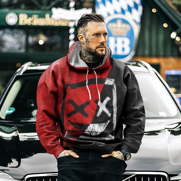 

men's hoodies sweatshirts 3d printing men's fun hoodie clothing hiphop men's spring autumn and winter hoodie longsleeved swea, Black