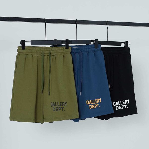 

fashion galleryes casual shorts dept 22ss men's summer wear lesbian sports running trendy slacks395w, White;black