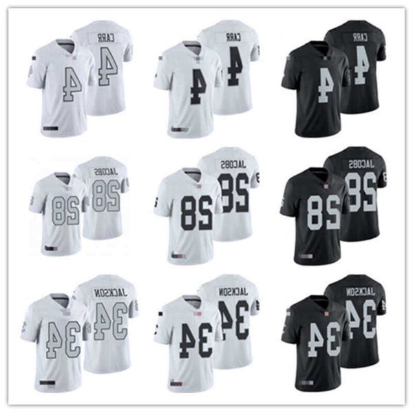 

football jerseys las vegas''raiders''5 divine deablo 17 davante adams 4 derek carr 28 josh jacobs 83 darren waller 98 ma, Black;red