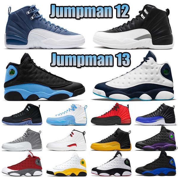 

13 xiii basketball shoes 12 sneakers jumpman university gold del sol flu game men playoffs 12s xii twist 13s flint obsidi designer shoes, Black