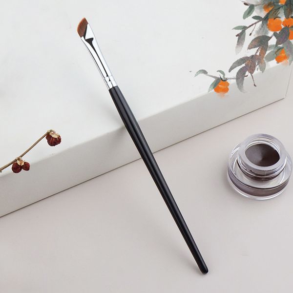 

Thin Eye Liner Makeup Brush Winged Unique Shaped Precision Control Smooth Liquid Gel Liner Cosmetic Brush Tool, Unqiue thin liner brush