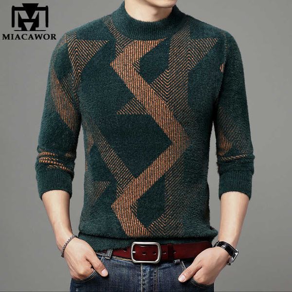 

men's sweaters new brand fashion knitred woolen sweaters men luxury geometric print jumper autum winter warm soft pullover men clothing, White;black