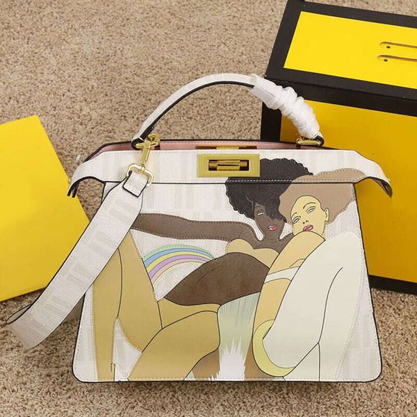 

luxury saddle crossbody fends bags for womens multicolor handbag designer sling bag baguette tote shoulder purses woman 7a fashion wallet 02
