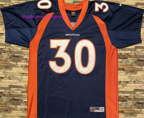 

new authentic retro terrell davis football jersey mens kids stitched throwback jerseys, Black