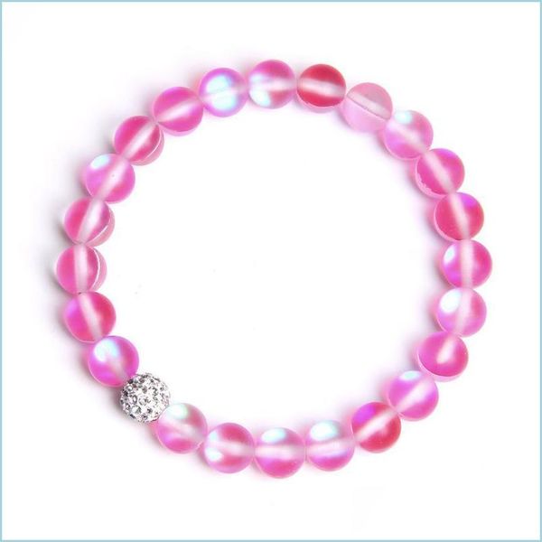 

beaded strands beaded strands colorfu trendy moonstone beads bracelets elastic glass bracelet for women men jewelry chr jewelshops otvry, Black