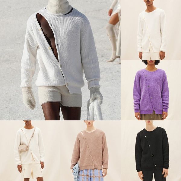 

men's sweaters autumn woolen knit cardigan men fall new loose cardigan jacket, White;black