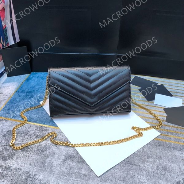 

lady cross body bag matelasse chain wallet in grain de poudre embossed leather cassandre designer handbag for women clutch flap totes bags l