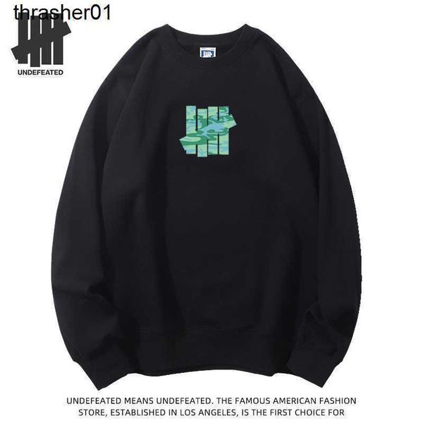 

men's hoodies designer sweatshirts unde sweater men's fashion brand feated round neck simple pure cotton loose winter lovers', Black