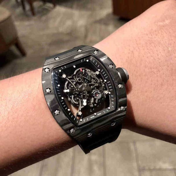 

watches wristwatch designer luxury mens mechanics watches richa milles wristwatch business leisure mens automatic mechanical watch carbon f0, Slivery;golden