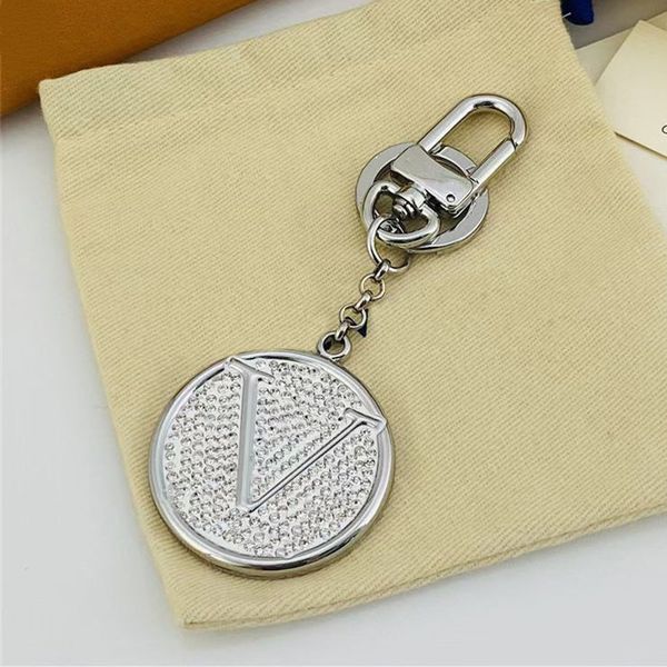 

new high qualtiy brand designer keychain fashion purse pendant car chain charm 2023bag keyring trinket gifts accessories, Silver