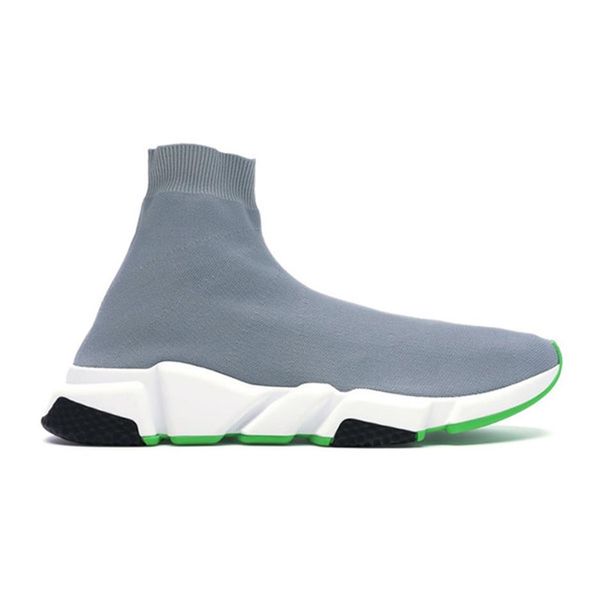 

shipped asap 2021 designer men womens casual casual shoes black white triples speed trainer stretch-knit sock boots runners snea272p