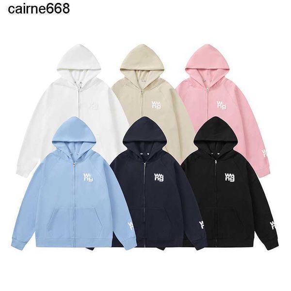 

dsigner women's hoodies sweatshirts autumn new fashion brand aw foaming letters men women cardigan, Black