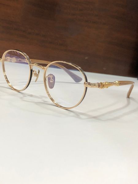 

new fashion sunglasses frames vintage eyeglass design chr glasses prescription steampunk cat eye frame style men transparent lens clear prot, Black
