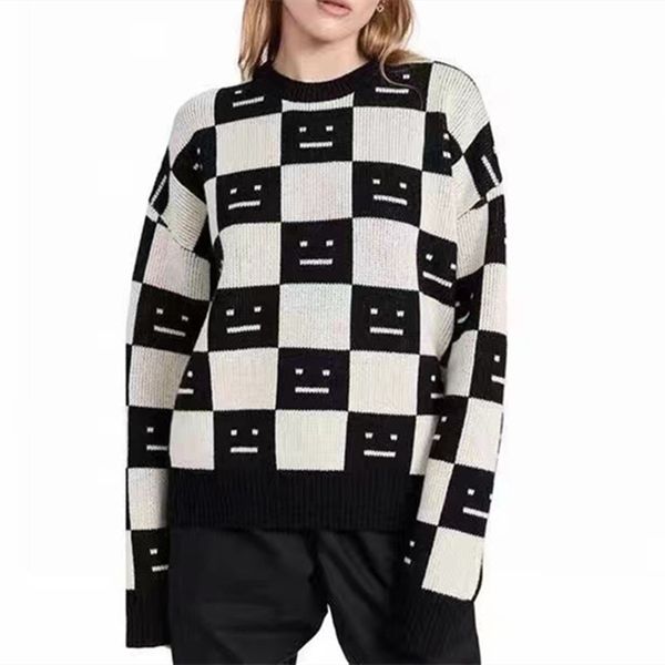 

women's sweaters woman's designer pullovers knitted women casual round neck long sleeve knitwear shirts coat pullover female soft, White;black