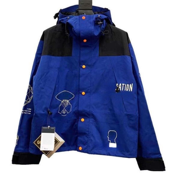 

22ss mens jacket north designer hoodie snow mountain series nylon waterproof hooded jackets man zipper cardigan coat women tech sportswear, Black;brown