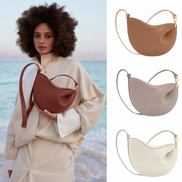 

tonca womens 2023 shoulder bags designer handbags leather black brown white fashion bag polene crossbody purse with box r9w6# ygs6