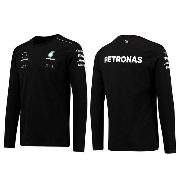 

petronas sweatshirts mercedes amg f1 formula one racing mens women casual long sleeve hoodie benz lewis hamilton team work clothes197r, Black