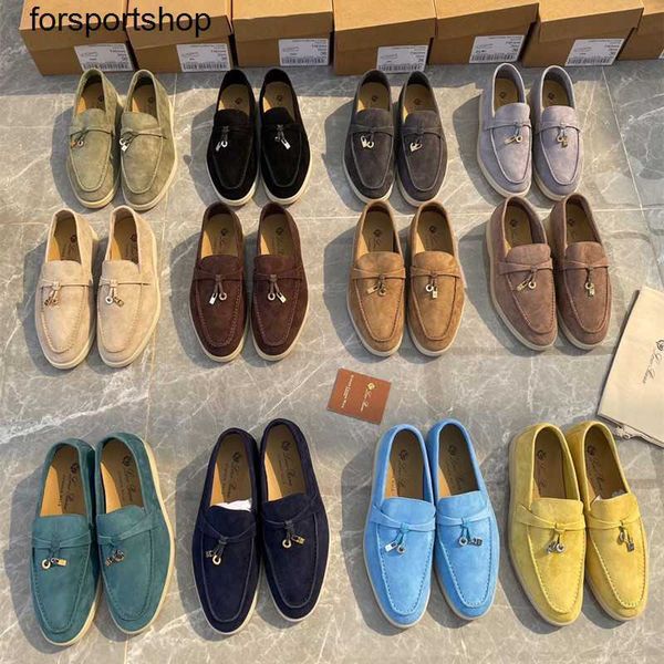 

dress shoes soft comfortable italian designer prads lefu shoe women lp leather loafer suede women sneakers, Black