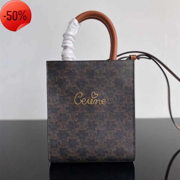 

50% off factory sale clearance designer evening bags tote cabas triumphal arch bag one shoulder embroidery handbag