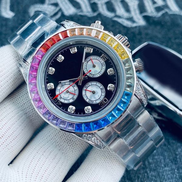 

watch for mens watches 40mm automatic mechanical men wristwatches classic business wristwatch stainless steel wristband montre de luxe, Slivery;brown