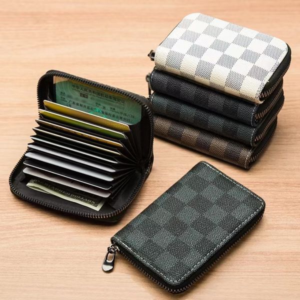 

designer wallets women's japanese brand presbyterian fashion leather holders for men purse large capacity multi-functional small black, Red;black