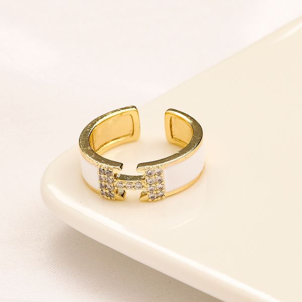 

wedding h rings designer ring new pattern european american fashion 18k gold adjustable women men band fashion jewelry and ladies gift, Slivery;golden