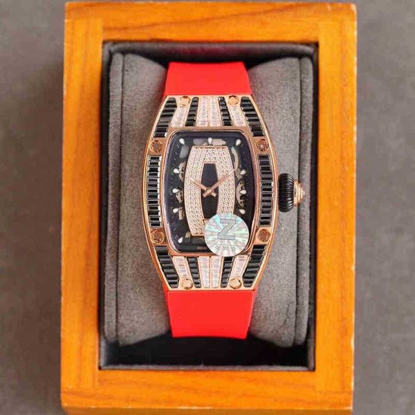 

luxury mens mechanical watch richa milles business leisure rm07-01 fully automatic mei gold case tape womens trend swiss, Slivery;golden