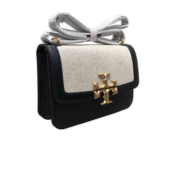 

bags torysburchs torys eleanor designer handbag eleanor catwalk color matching canvas with leather strap single shoulder messenger bean curd