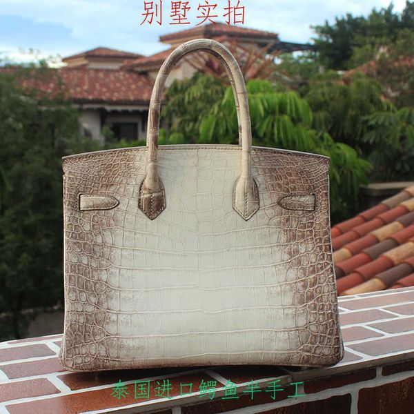 

designers handbags herme birkin designer bags himalayan thai real crocodile leather business casual women's handbag h home 30cm large c