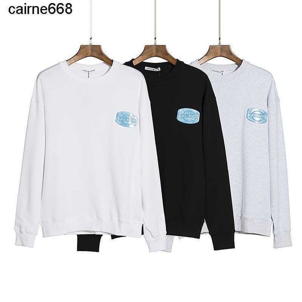 

dsigner long women's hoodies sweatshirts autumn new aw solid color loose, Black