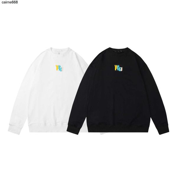

dsigner new women's hoodies sweatshirts autumn new aw foam letter printing men's women's round neck pullover, Black