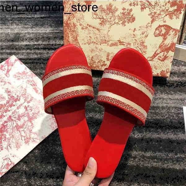 

slippers luxury fashion women sandals slipper slide flip flops shoe beach shoes classic d summer designer leather rubber, Black