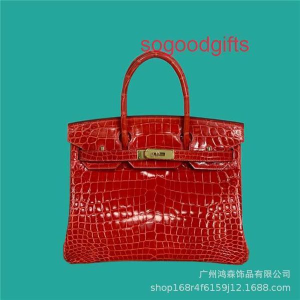 

designer bags herme luxury genuine leather women's single shoulder handbags 30 high gloss nile crocodile skin women's bag fashion