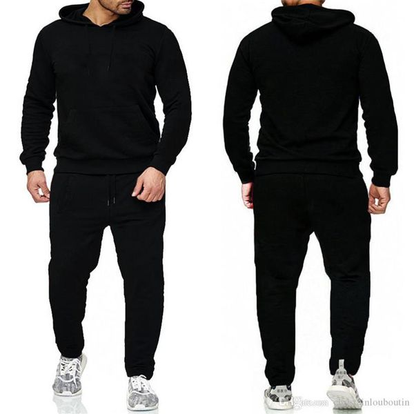 

brand pullover sets designer men tracksuits casual hoodies pants mens sportswear pant hoody sweatshirt male suits jogging sweatpan3270, Gray