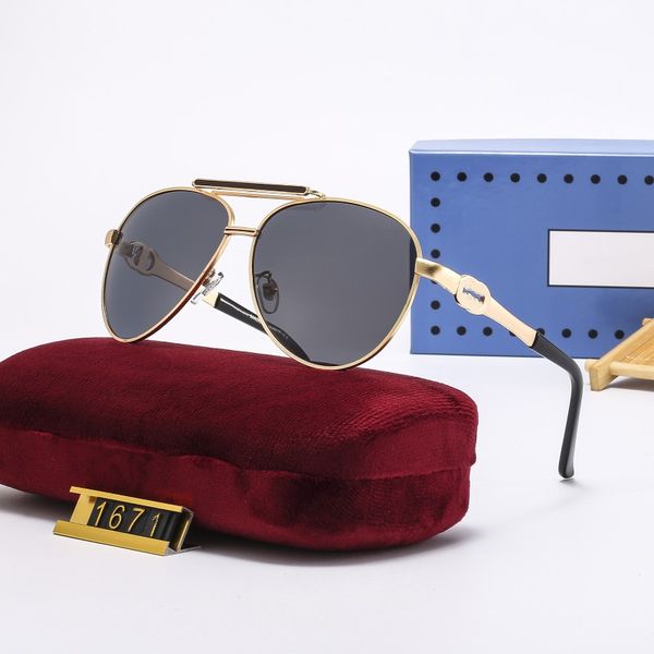 

designer sunglasses for men women retro eyeglasses outdoor shades pc frame fashion classic lady sun glasses mirrors 4 colors with box gu1671, White;black