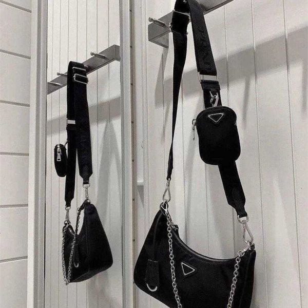 

designer hobo cross luxury handbags nylon fashion shopping re-edition bags leather shoulder chain p women tote body dfvck