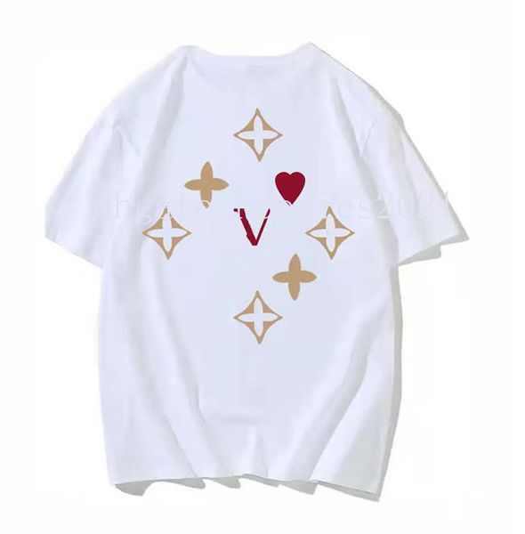 

2022 sunmmer womens mens designers t shirts tshirts fashion letter printing short sleeve lady tees luxurys casual clothes t-shirts clothing, White
