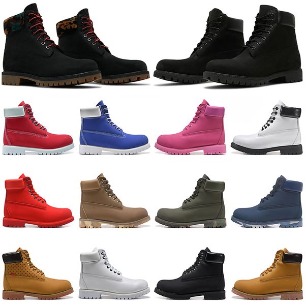 

designer shoes boots mens womens martin booties luxury ankle boot for cowboy yellow wheat black red white olive camo hiking men women outdoo