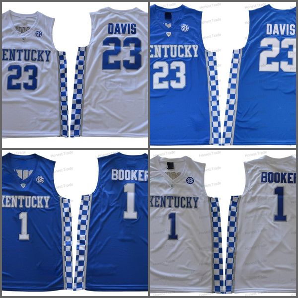 

ncaa basketball jersey 23 anthony 1 devin davis booker college state high school mens jerseys, Black