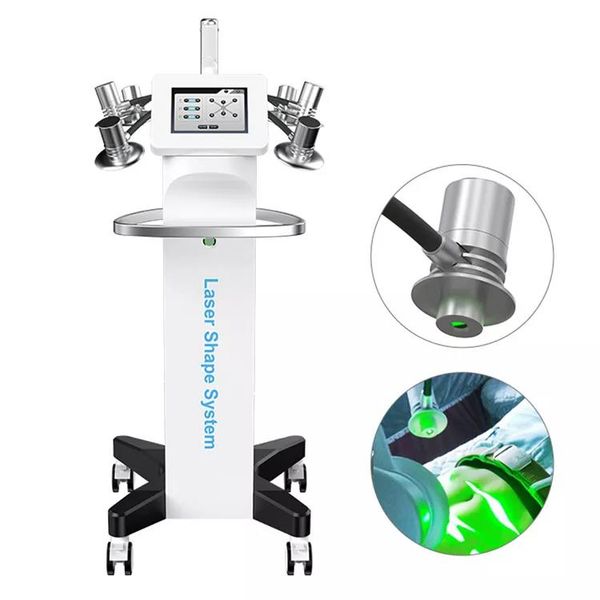 

cold led light source vertical body shaping 532nm 635nm wavelength 6d laser shape slimming equipment